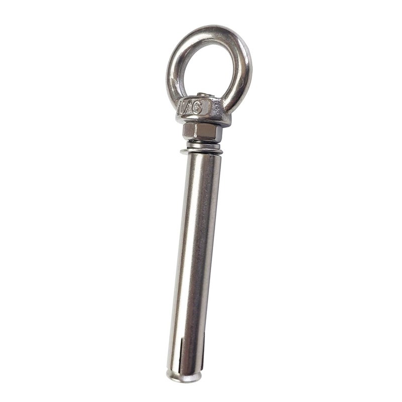 JENSWILL Expansion Bolts Anchor Bolt 5 Pack M6*80mm 304 Stainless Steel Expansion Screws Bolts Eyes Ring Fastener Wall Concrete - Image 5